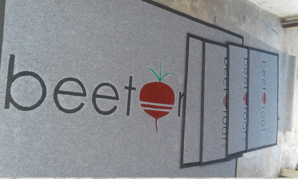 beetroot logo /promotional/entrance mat