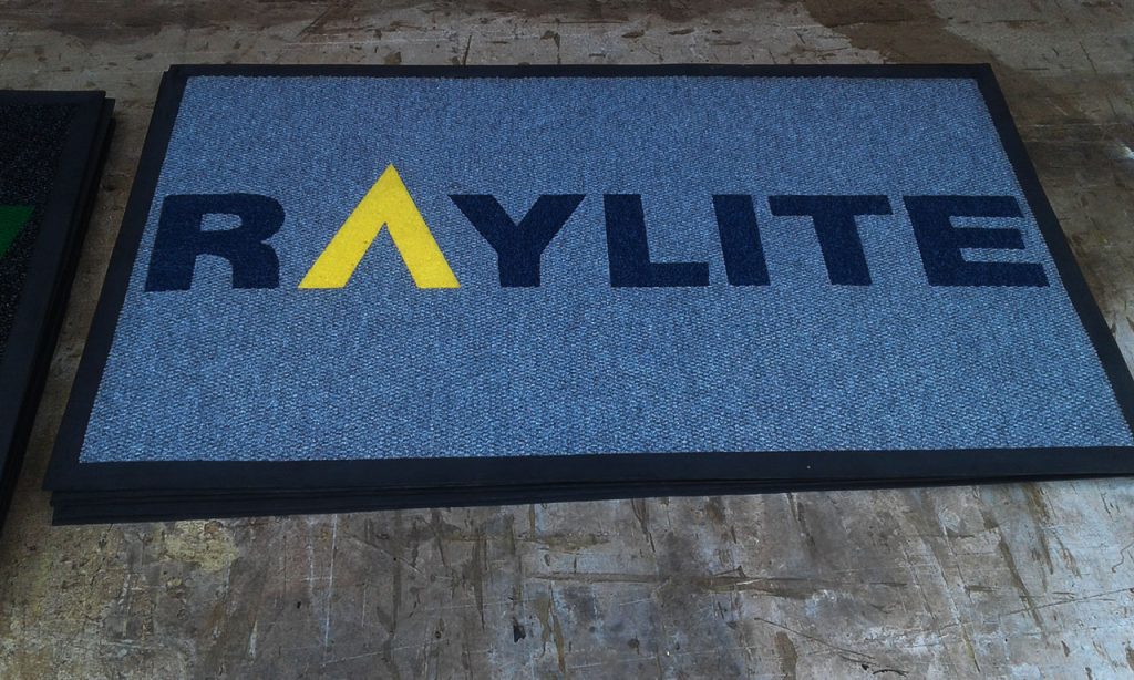 raylite logo or branded mat